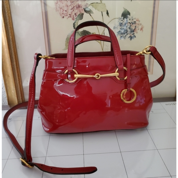 Gucci Handbags - Gucci Red Patent Bag Limited Edition